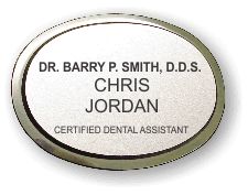 (image for) Dr. Barry P. Smith Executive Silver Oval Badge